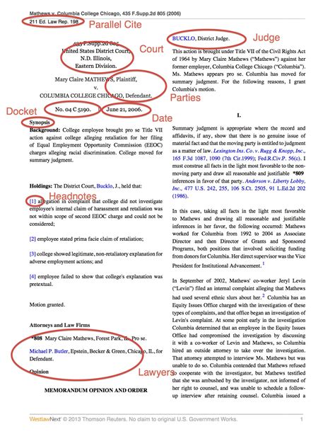 Respond to a Citation or Case .